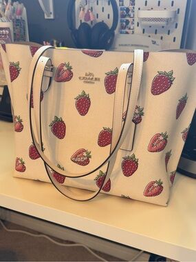 Coach Strawberry Tote Bag